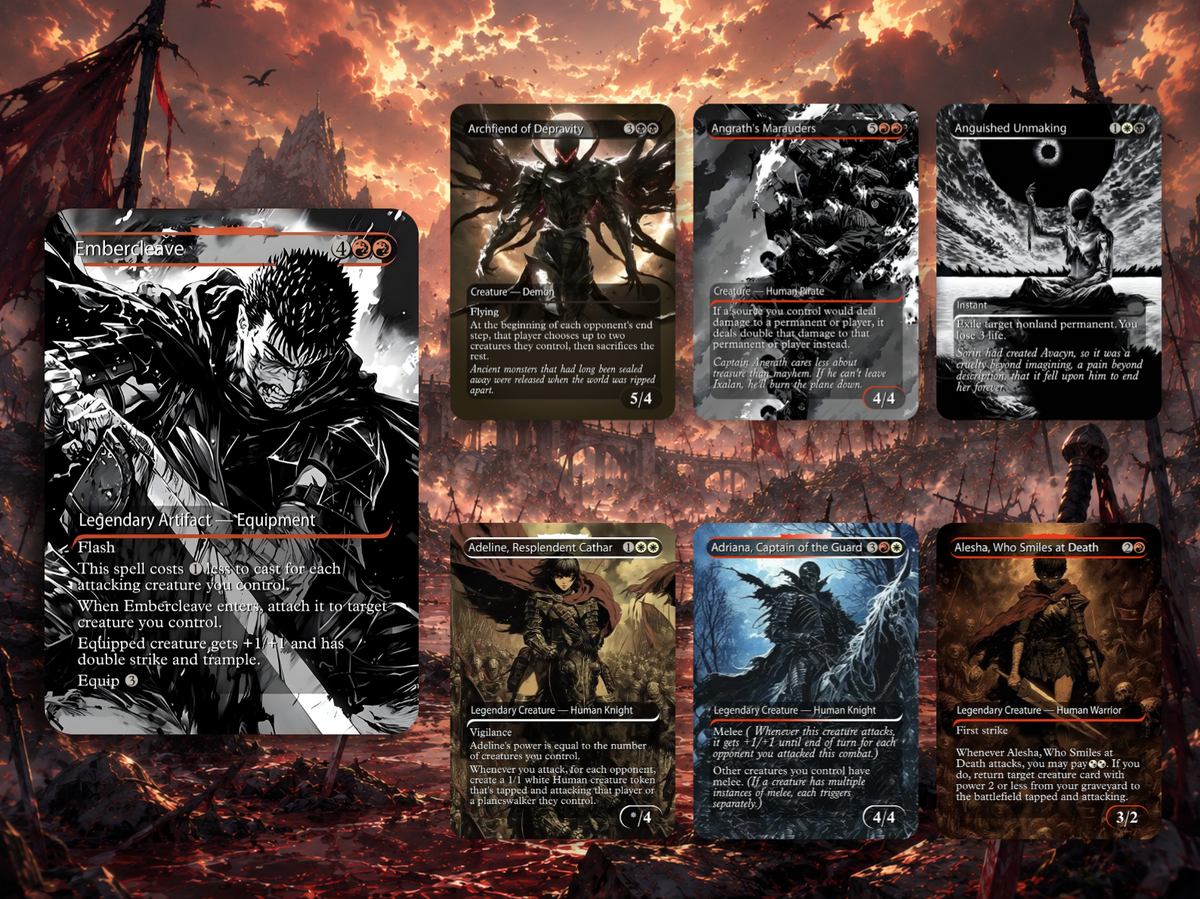Berserk Anime Commander Deck –  109+ Cards - MTGCard