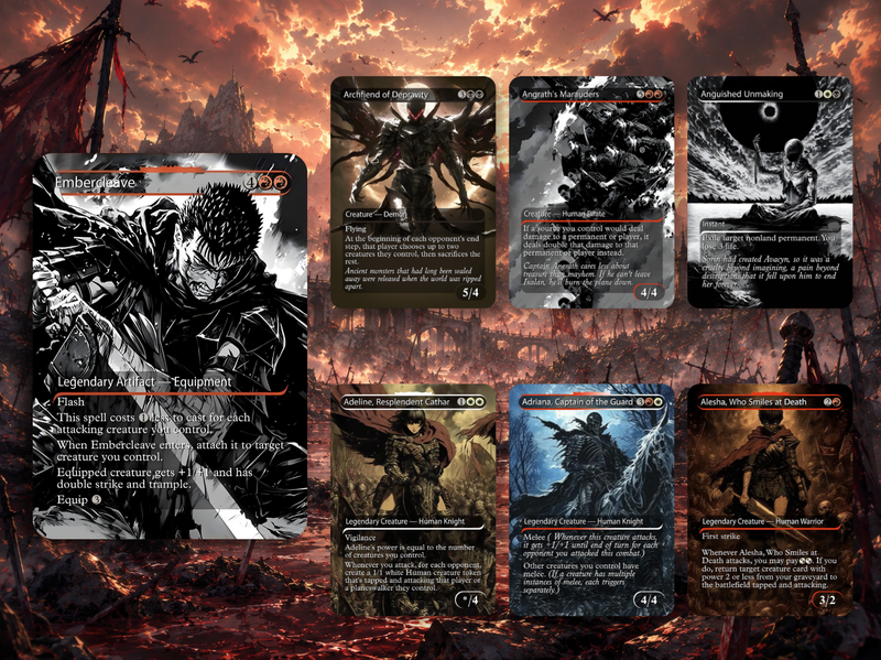 Berserk Anime Commander Deck –  109+ Cards - MTGCard
