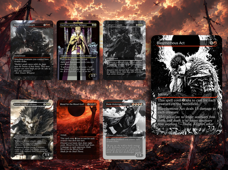 Berserk Anime Commander Deck –  109+ Cards - MTGCard