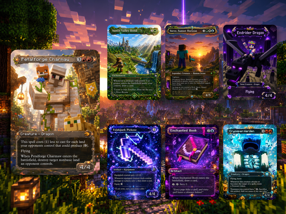 Minecraft: Endforge Dragoncaller | 100+ Cards | MTGCard
