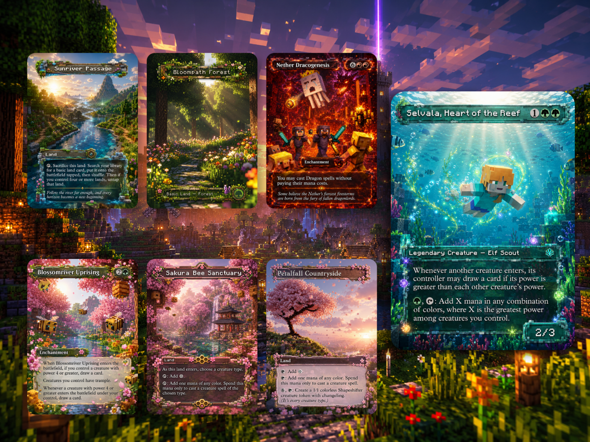 Minecraft: Endforge Dragoncaller | 100+ Cards | MTGCard