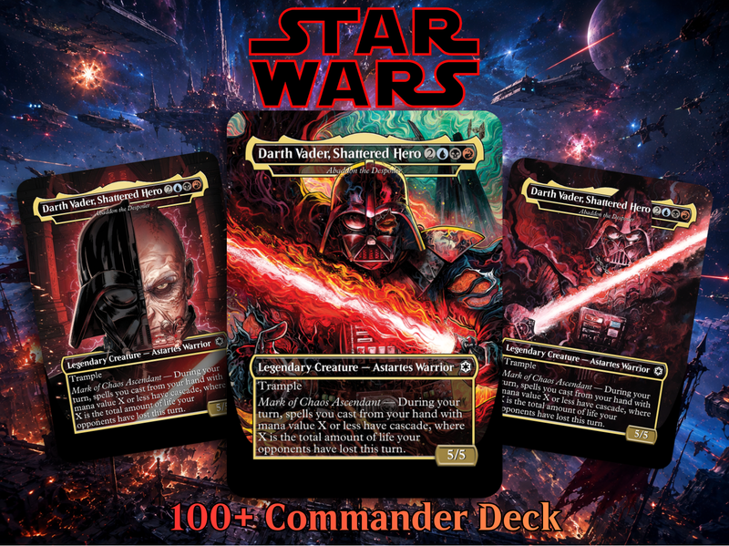 Star Wars Rise of the Sith Proxy Commander Deck | 100 Cards | MTGCard