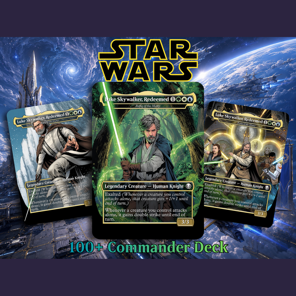 JEDI AWAKENED – STAR WARS-THEMED COMMANDER DECK | 100-PIECE | MTGCard