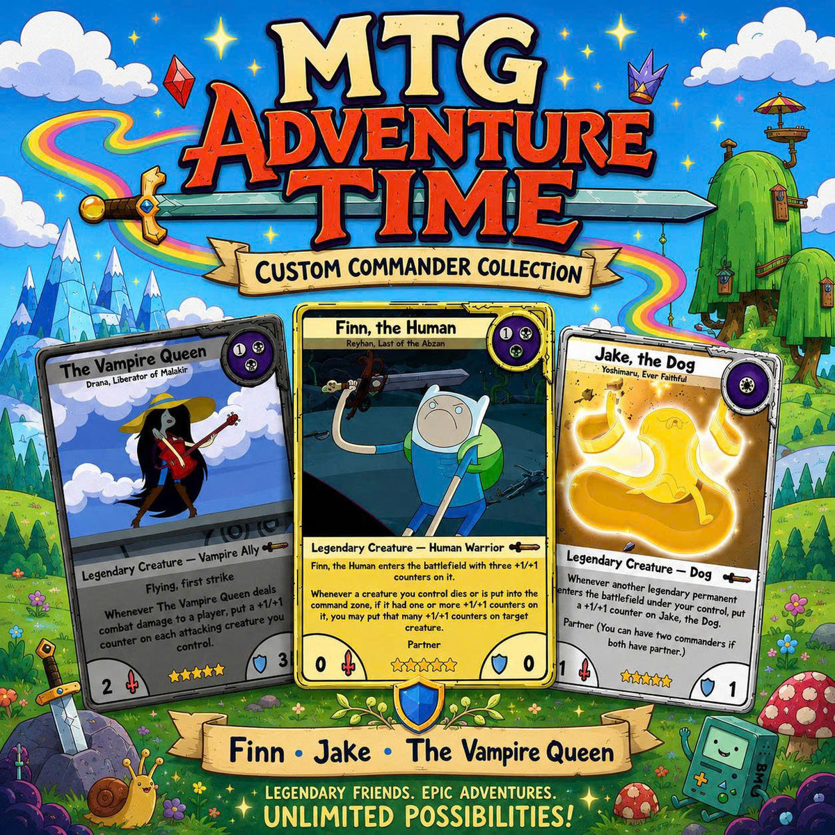 Adventure time Commander Deck | MTGCard