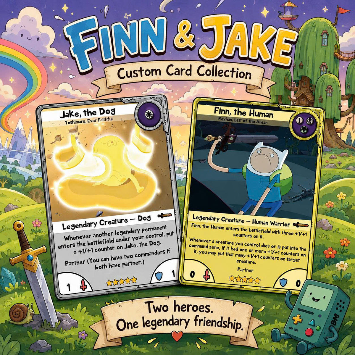 Adventure time Commander Deck | MTGCard
