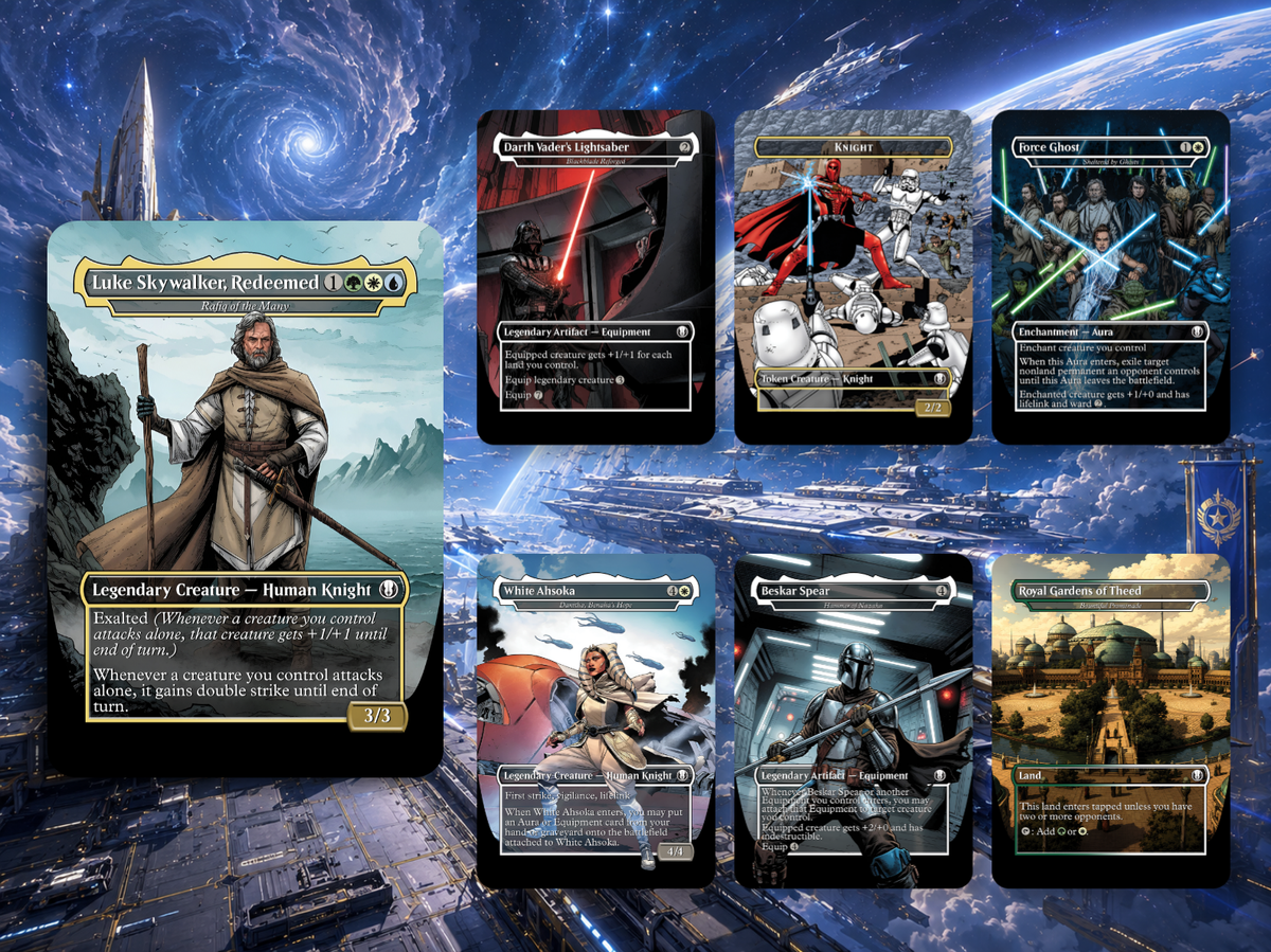 JEDI AWAKENED – STAR WARS-THEMED COMMANDER DECK | 100-PIECE | MTGCard
