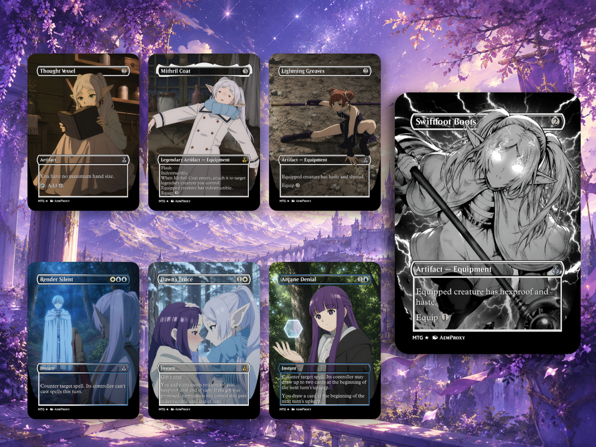 Frieren the Slayer Anime Commander Deck | 100-Card MTG Proxy EDH Set | MTGCard