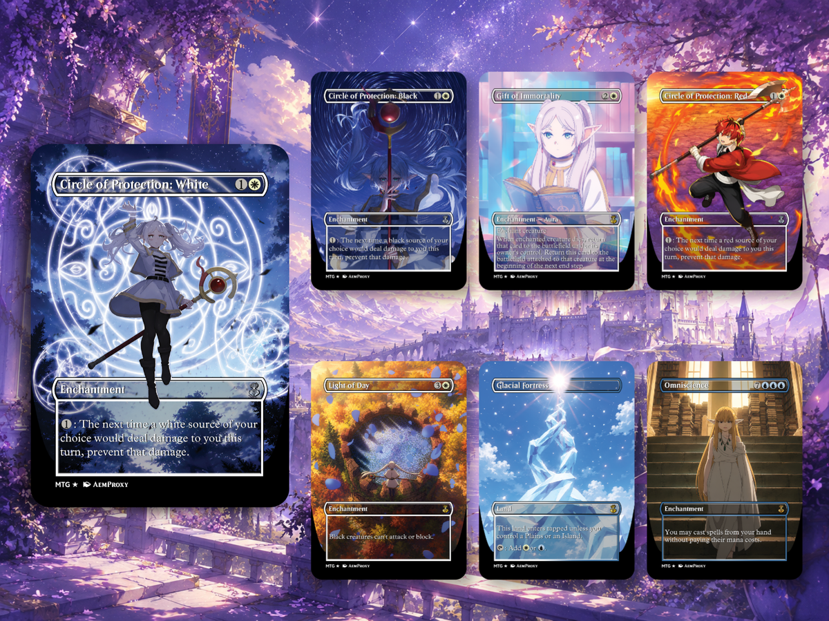 Frieren the Slayer Anime Commander Deck | 100-Card MTG Proxy EDH Set | MTGCard