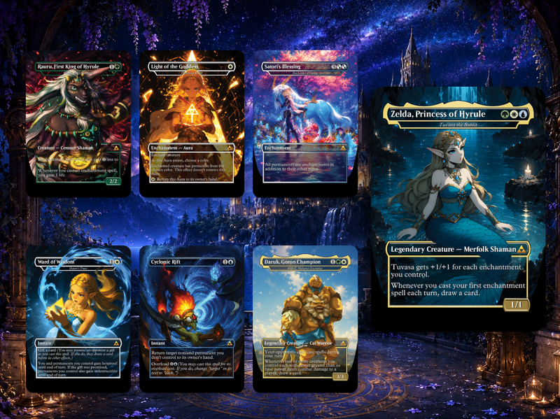 Hyrule Reborn Zelda-Inspired Commander Proxy Deck | 100+ Cards | MTGCard