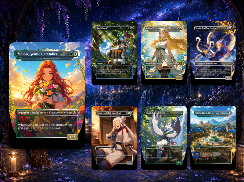 Hyrule Reborn Zelda-Inspired Commander Proxy Deck | 100+ Cards | MTGCard