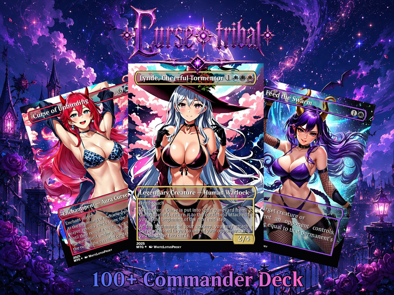 CURSE TRIBAL COMMANDER DECK | 118+ CARDS | MTGCard