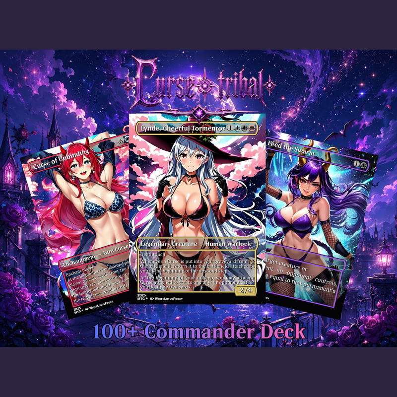 CURSE TRIBAL COMMANDER DECK | 118+ CARDS | MTGCard