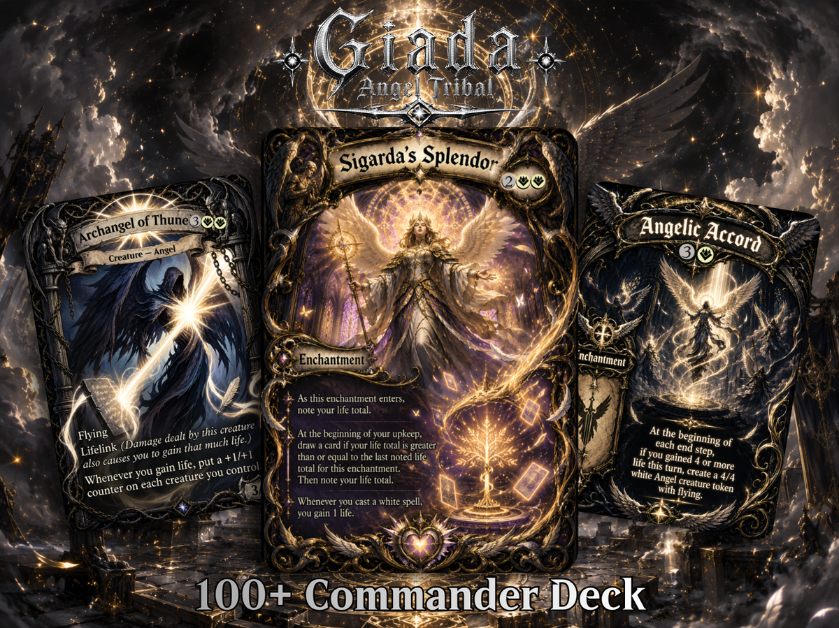 Giada Angel Tribal Commander Proxy Deck | 100+ Premium MTG Proxy Cards | MTGCard