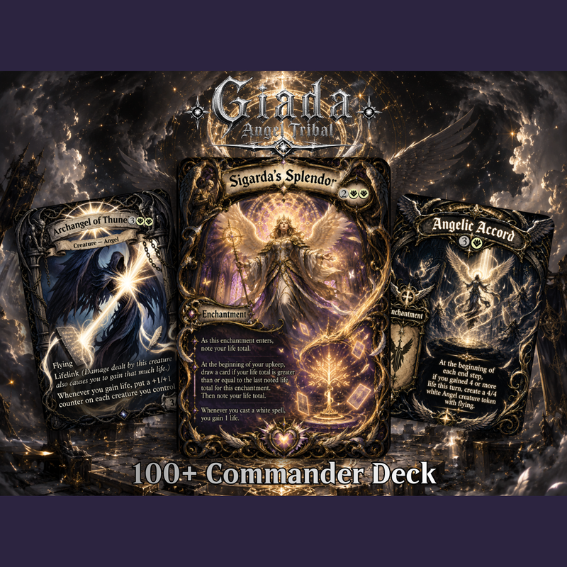 Giada Angel Tribal Commander Proxy Deck | 100+ Premium MTG Proxy Cards | MTGCard