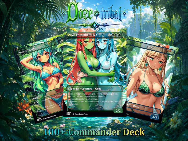 Ooze Tribal Slime Storm Commander Deck | 154+ Cards | MTGCard