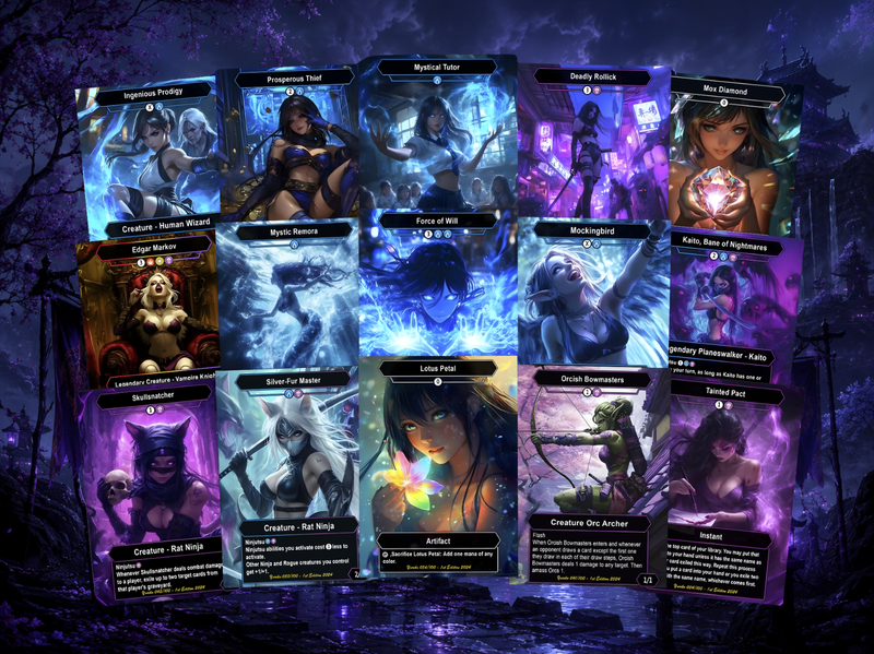 Yuriko Shadowblade Ninja Commander Deck – 105+ Cards - MTGCard