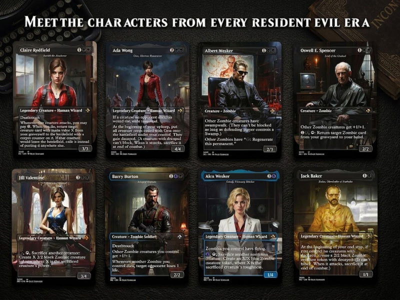 Resident Evil Card Deck 100 Cards + Tokens, Zombie Tribal EDH | ProTCG