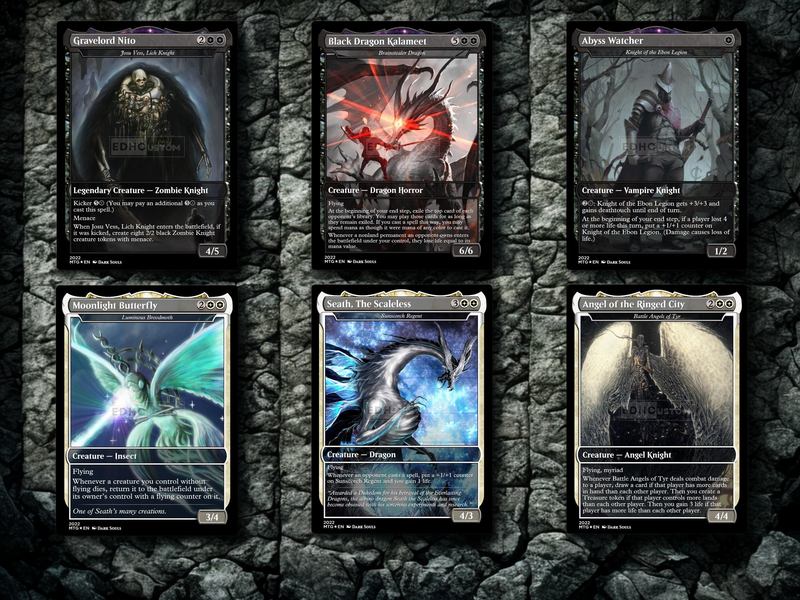 Dark Souls Inspired Knight Commander Deck | 126-Card MTG Proxy EDH Set | ProTCG