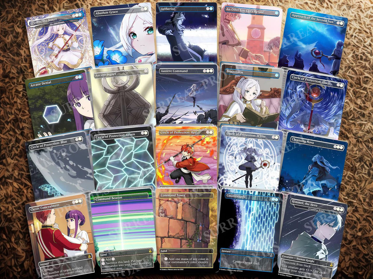Frieren the Slayer Anime Commander Deck | 100-Card MTG Proxy EDH Set | ProTCG