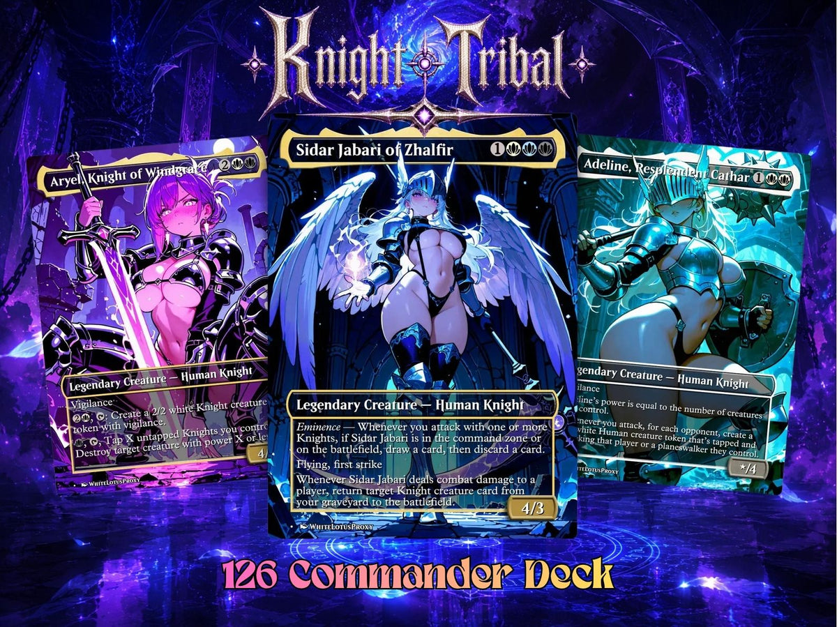 Sidar Knight Tribal Anime Commander Deck | 126-Card | MTGCard