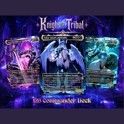 Sidar Knight Tribal Anime Commander Deck | 126-Card | MTGCard