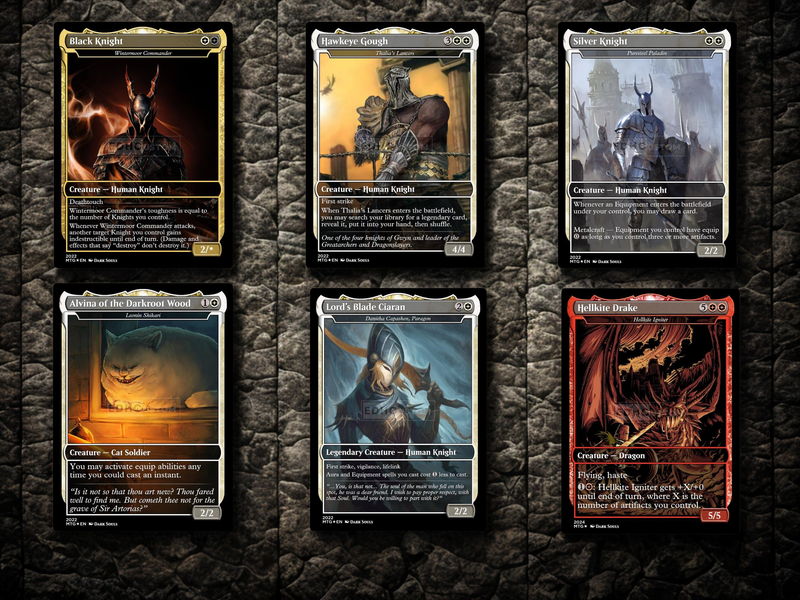 Dark Souls Inspired Knight Commander Deck | 126-Card MTG Proxy EDH Set | MTGCard