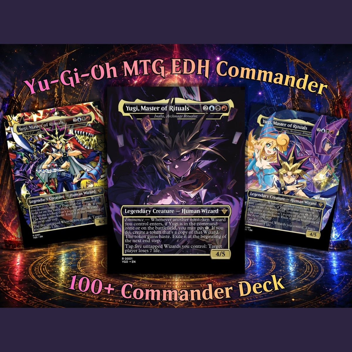Yugioh Dark Magic Commander Deck | 111+ Cards | MTGCard