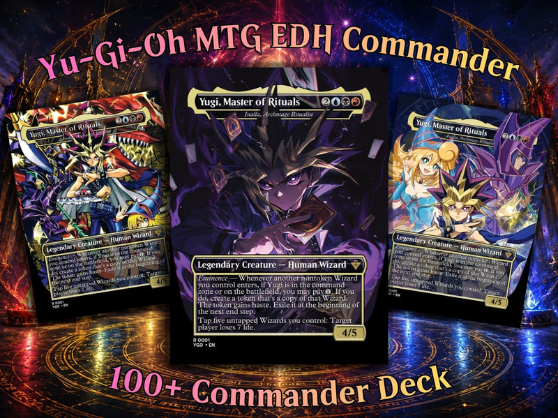 Yugioh Dark Magic Commander Deck | 111+ Cards | MTGCard