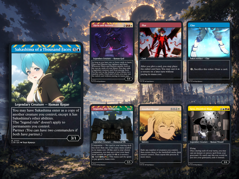 Black Clover Anime Commander Deck | 109+ Cards | MTGCard