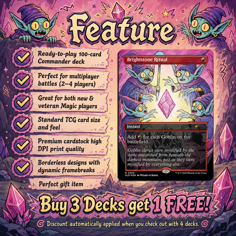 Goblin Storm Commander Deck | 100+ Cards | ProTCG