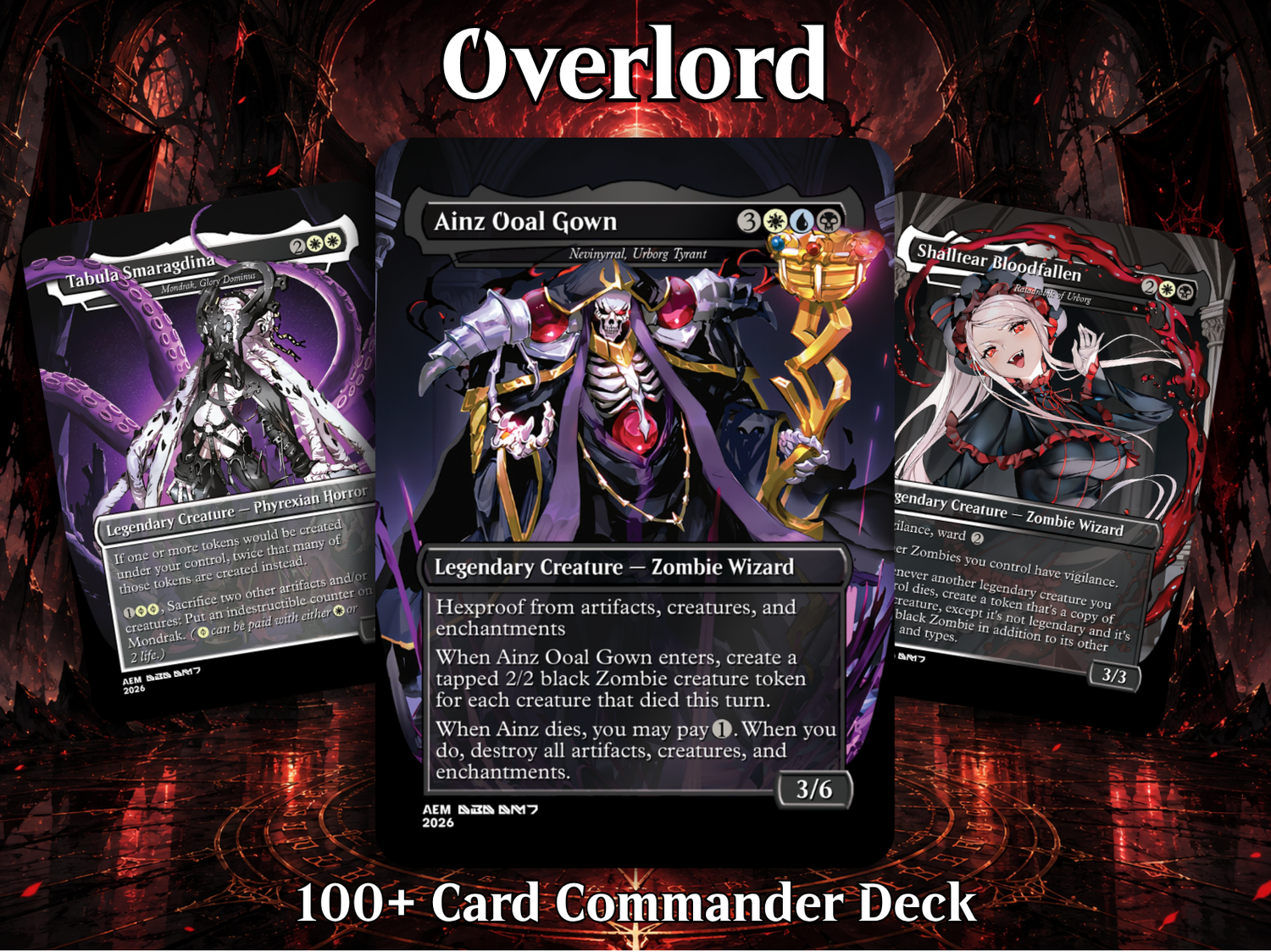 Overlord Zombie Tribal Commander Deck - 100+ Cards | ProTCG