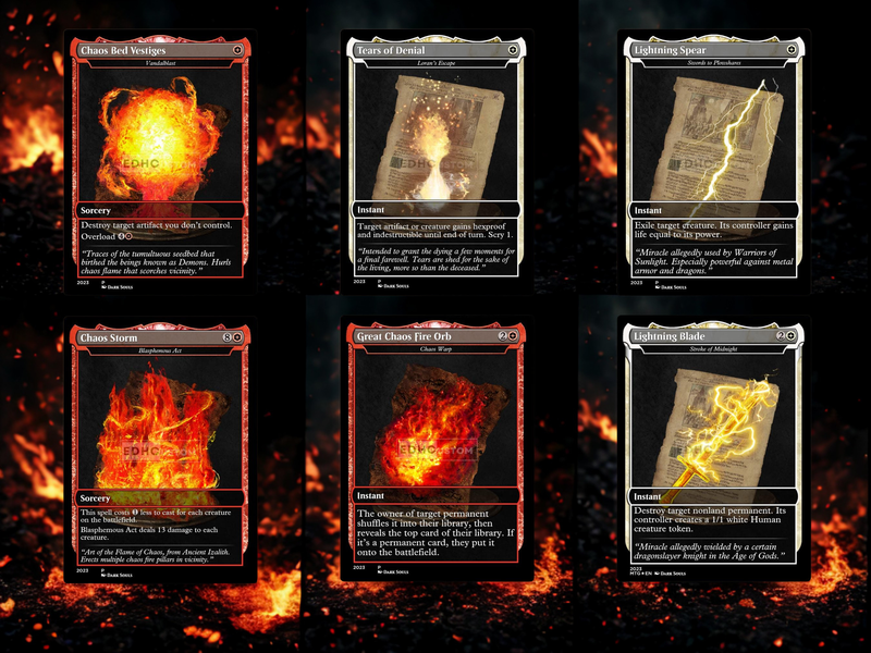 Dark Souls Inspired Knight Commander Deck | 126-Card MTG Proxy EDH Set | ProTCG