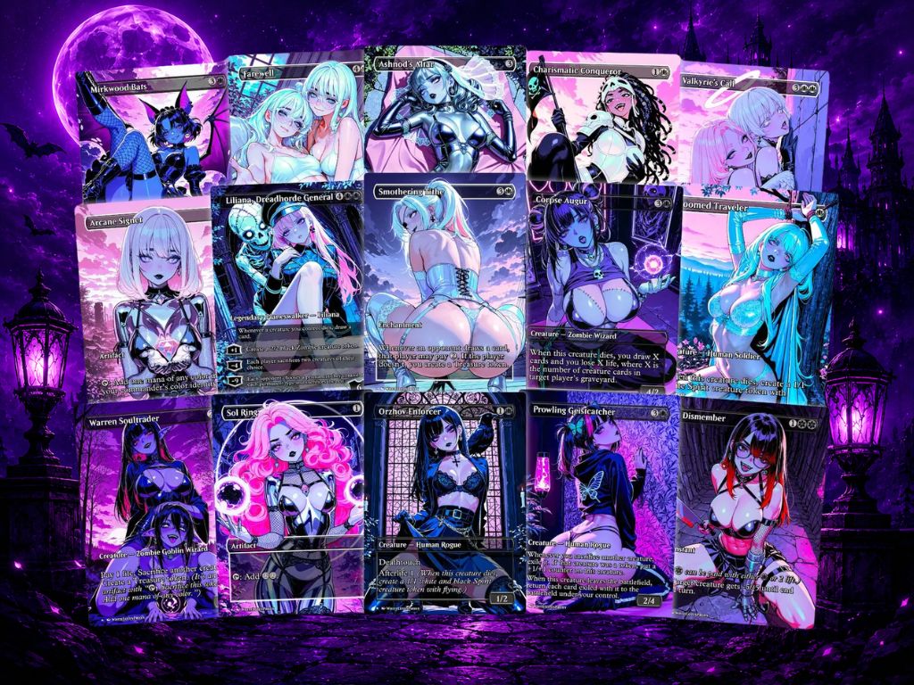 Teysa Goths Anime Commander Deck | 126-Card Fan-Made MTG Proxy Set | MTGCard