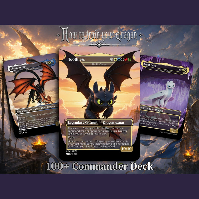 How To Train Your Dragon Commander Deck – 116+ Cards | MTGCard