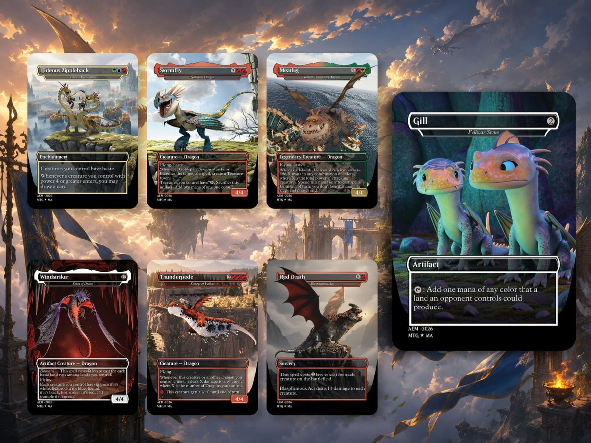 How To Train Your Dragon Commander Deck – 116+ Cards | MTGCard