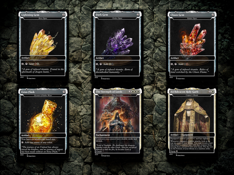 Dark Souls Inspired Knight Commander Deck | 126-Card MTG Proxy EDH Set | ProTCG