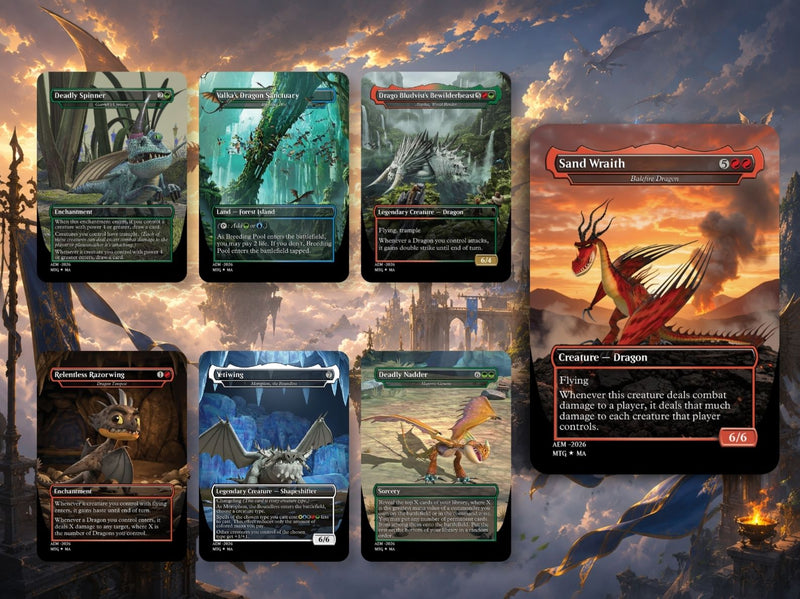How To Train Your Dragon Commander Deck – 116+ Cards | MTGCard