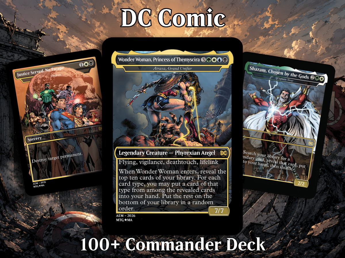 DC Superhero Commander Deck | 120+ Cards | ProTCG