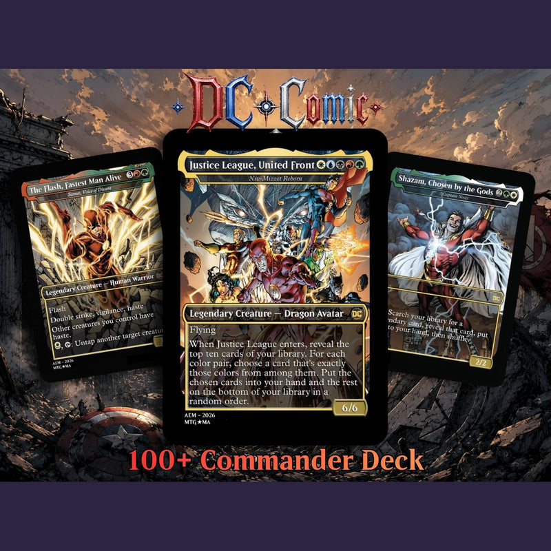 DC Superhero Commander Deck | 120+ Cards | MTGCard