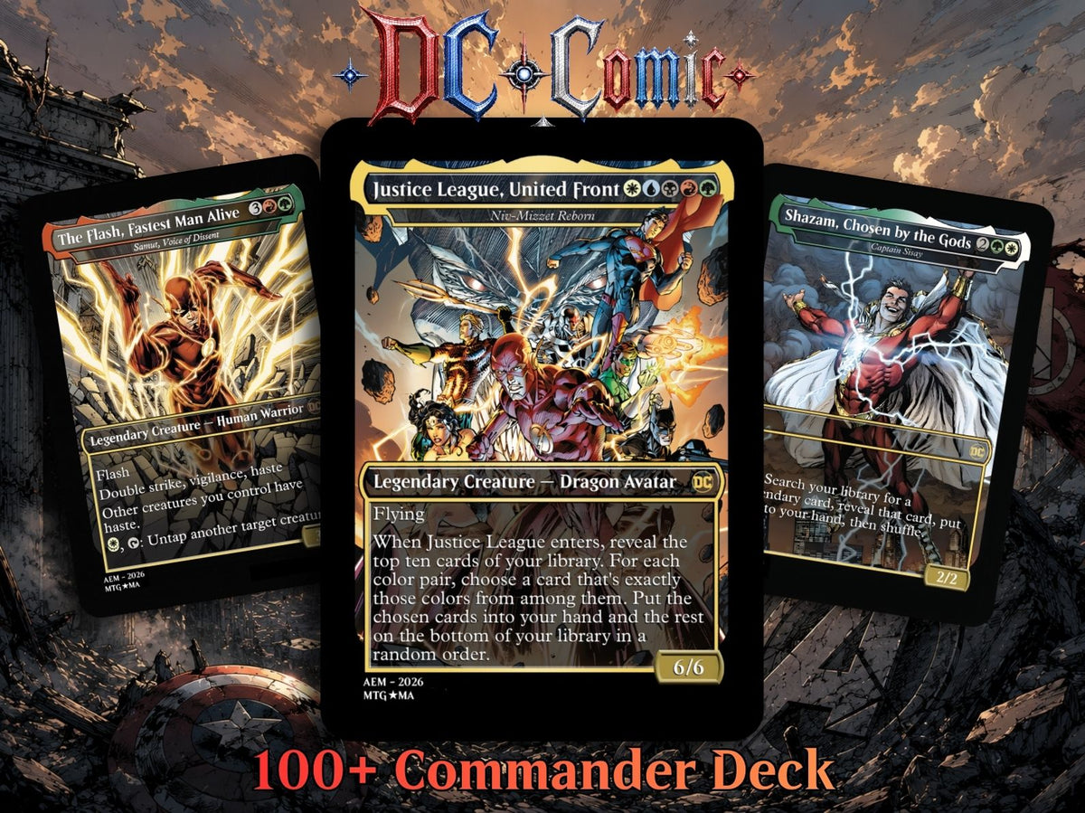 DC Superhero Commander Deck | 120+ Cards | MTGCard
