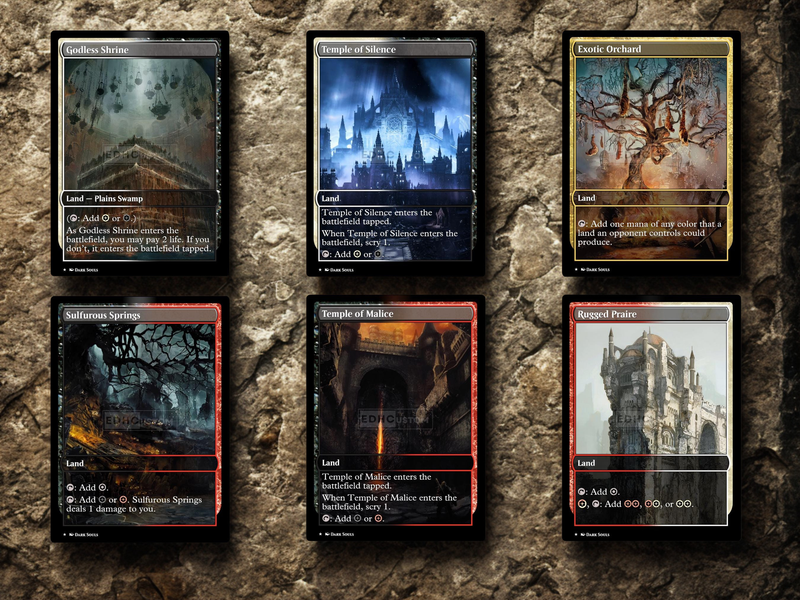 Dark Souls Inspired Knight Commander Deck | 126-Card MTG Proxy EDH Set | ProTCG