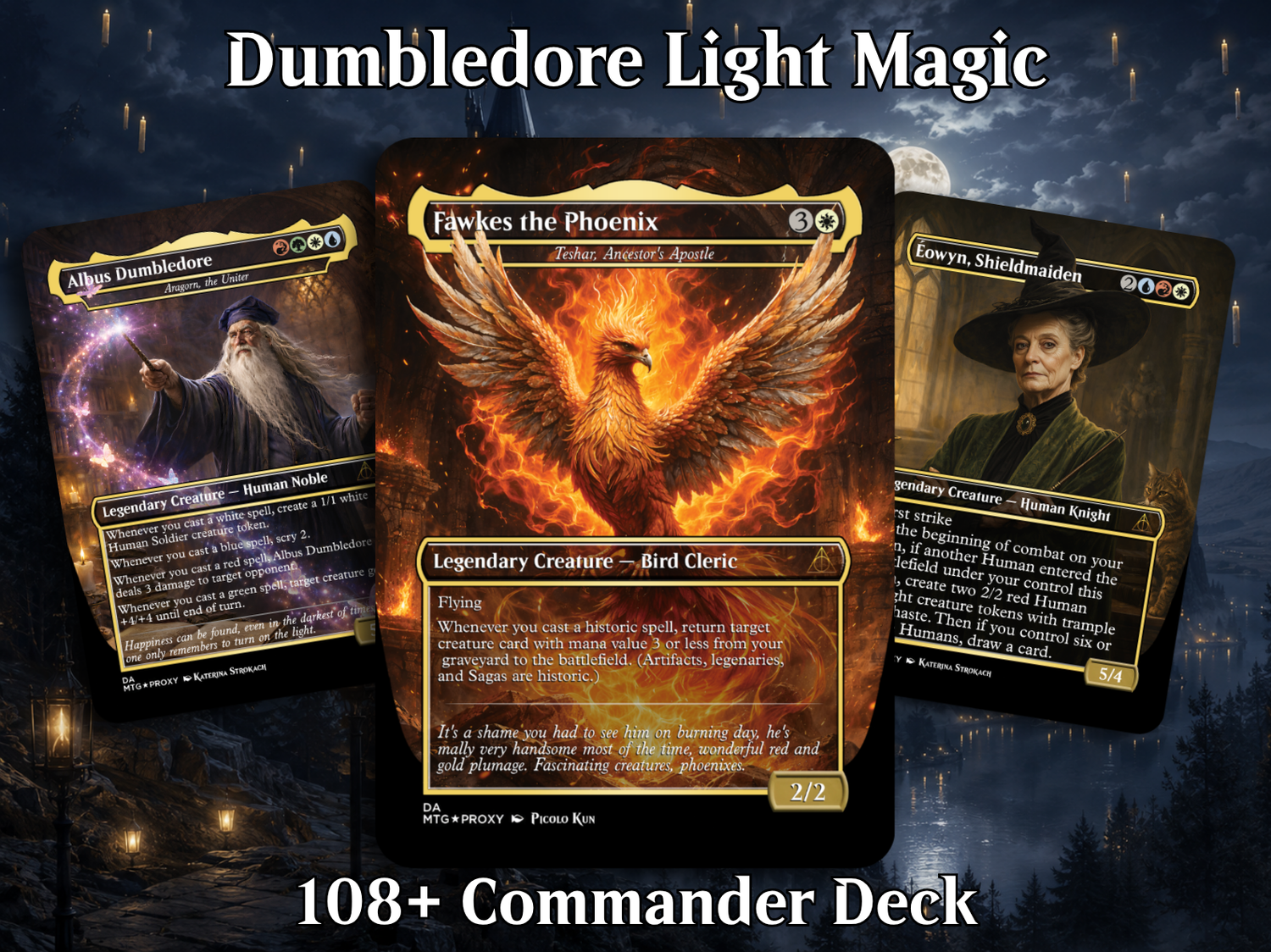 Dumbledore Light Magic Commander Deck | 108+ Cards | ProTCG