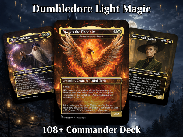 Dumbledore Light Magic Commander Deck | 108+ Cards | ProTCG