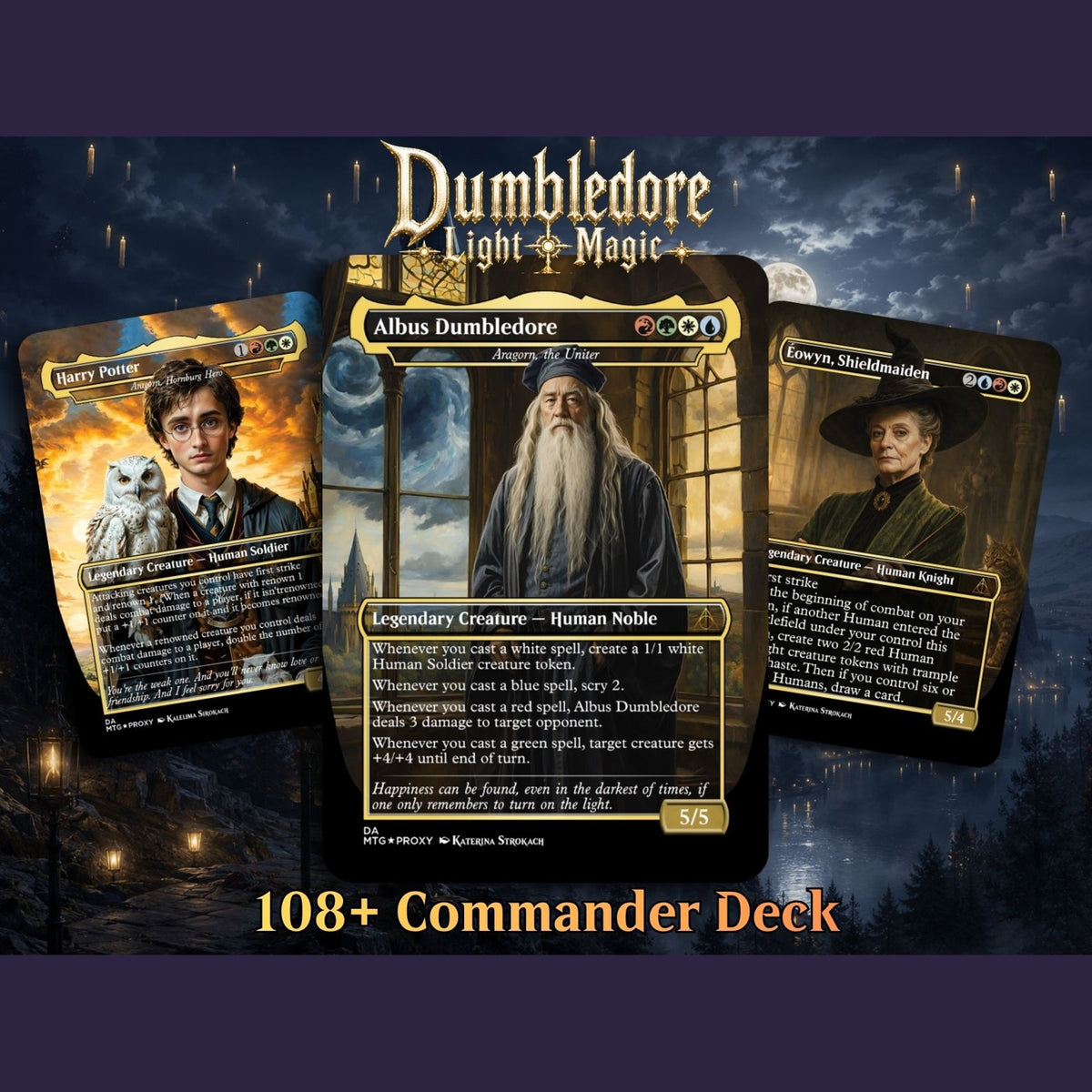 Dumbledore Light Magic Commander Deck | 108+ Cards | MTGCard