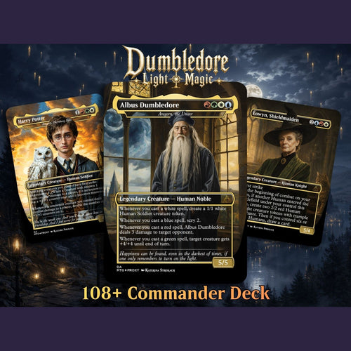 Dumbledore Light Magic Commander Deck | 108+ Cards | MTGCard