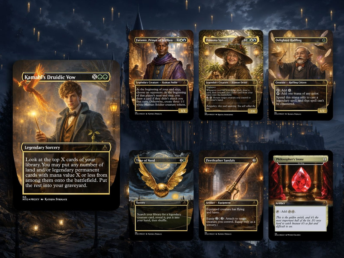 Dumbledore Light Magic Commander Deck | 108+ Cards | MTGCard