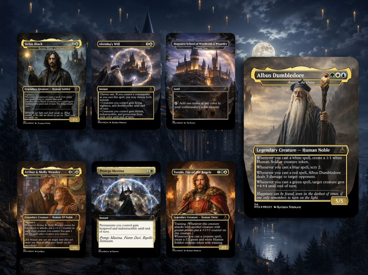 Dumbledore Light Magic Commander Deck | 108+ Cards | MTGCard