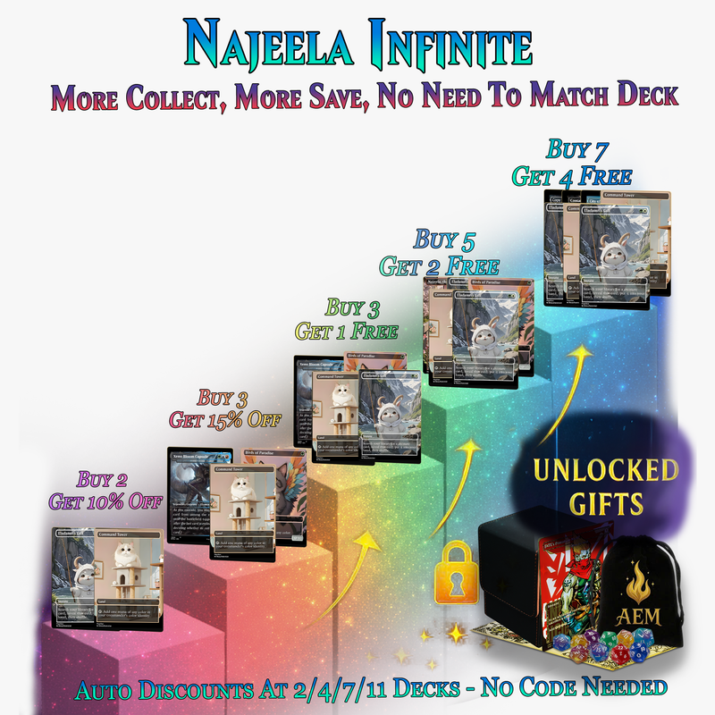 Najeela Infinite Combat Commander Deck | 110+ Cards | MTGCard