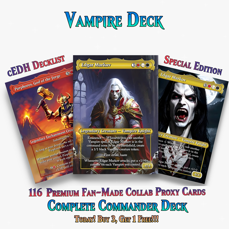 Vampire Commander Deck - 116+ Cards - MTGCard