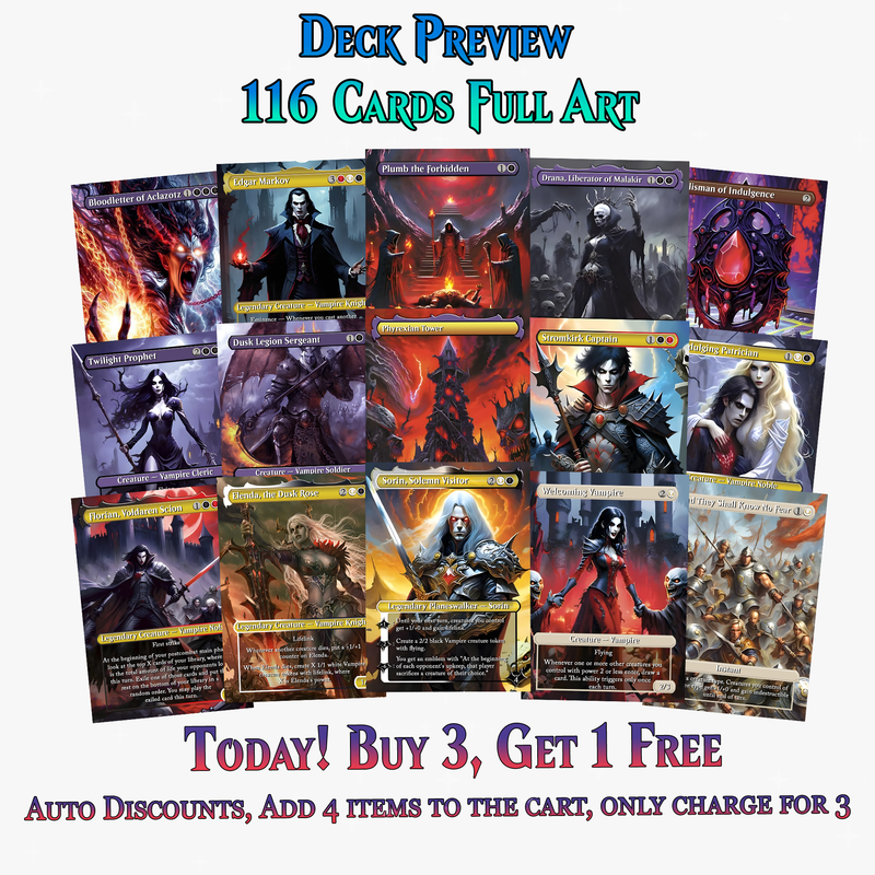 Vampire Commander Deck - 116+ Cards - MTGCard